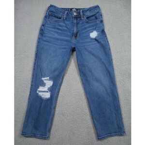 Hollister Jeans Womens Size 5S Blue Denim Ultra High Rise Vintage Straight
